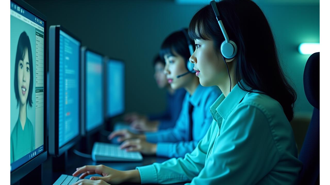 充実したサポート体制で顧客対応する専門スタッフ