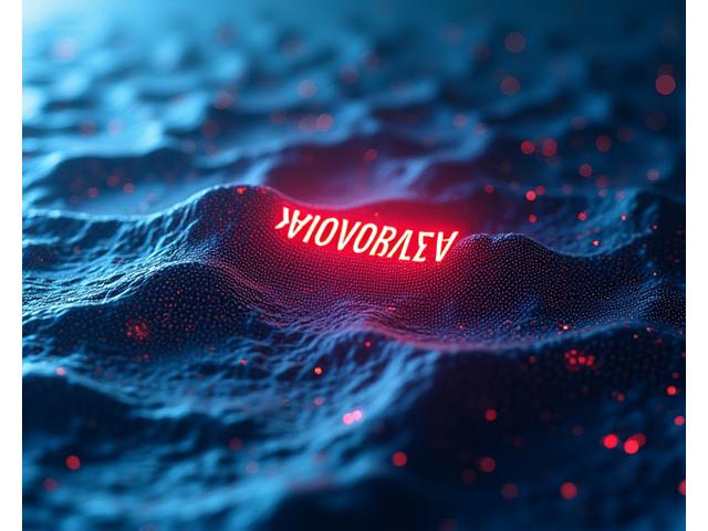 サイバー攻撃の脅威を示す暗く警鐘を鳴らすようなビジュアル。デジタルな波が押し寄せるイメージ。