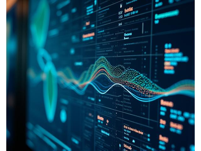 海洋データの複雑なビジュアライゼーションと予測グラフ